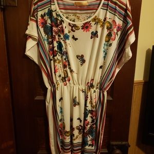 Cinched-Waist Tunic Top